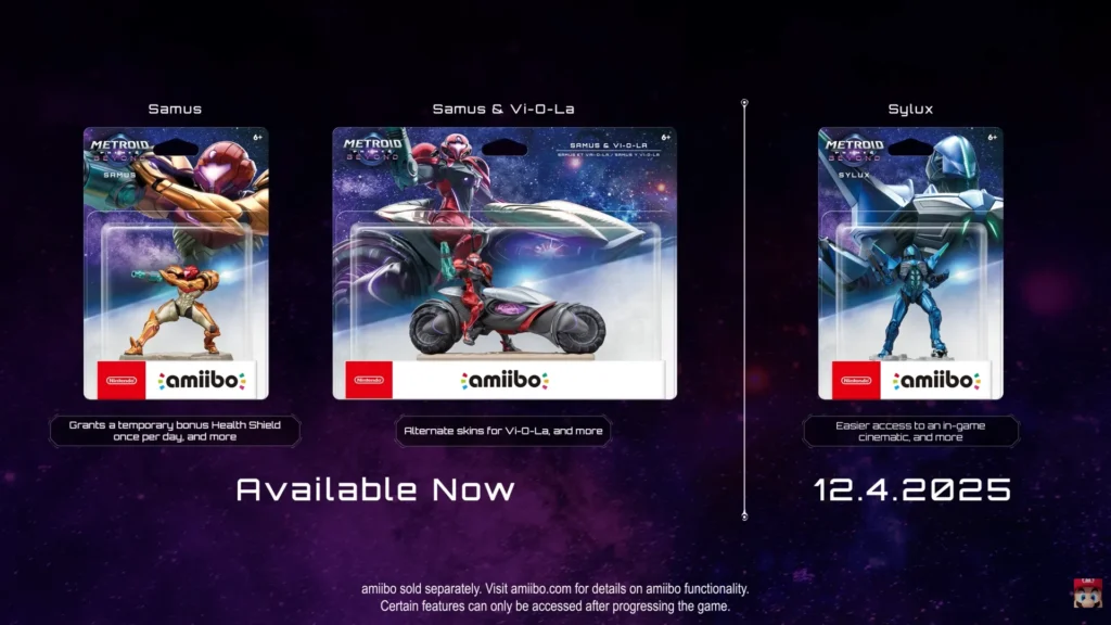 Metroid Prime 4 tráiler - Amiibo